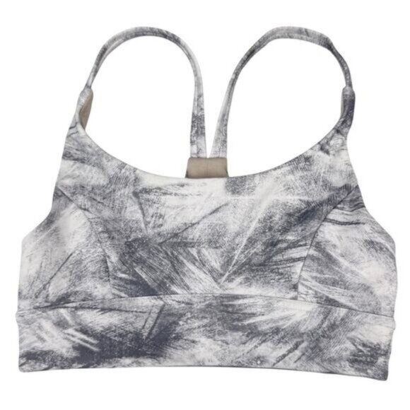 Lululemon Train Times Bra In Breeze By White Light Cast Size 2 - Picture 4 of 7